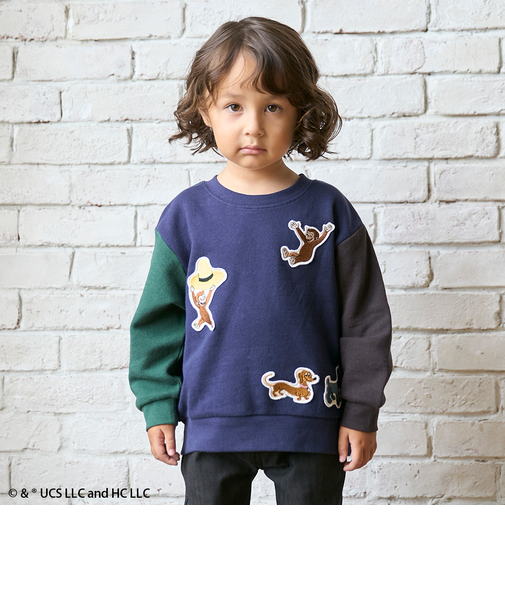 【おさるのジョージ】ワッペントレーナー