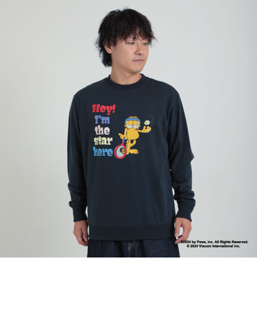 【パパもおそろい】Dadガーフィールド裏毛プルオーバー