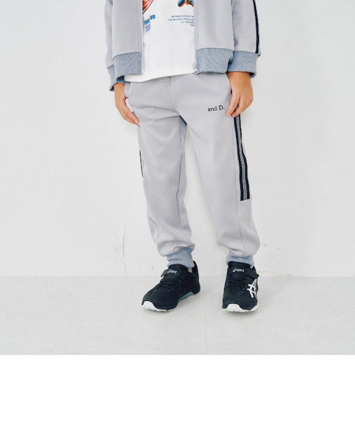 【セットアップ対応可】サイドライン入りキリカエジョグパンツ