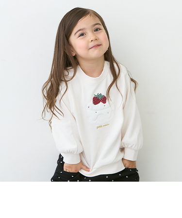 【吸湿発熱】モチーフトレーナー