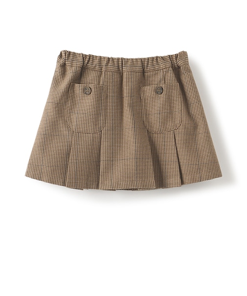 【リンク】チェックプリーツスカパン(キッズ)