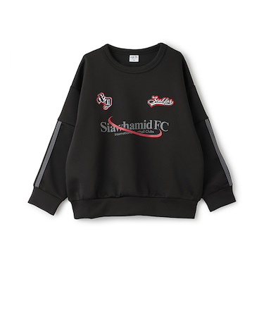 【セットアップ可】ダンボール袖ラインスウェット