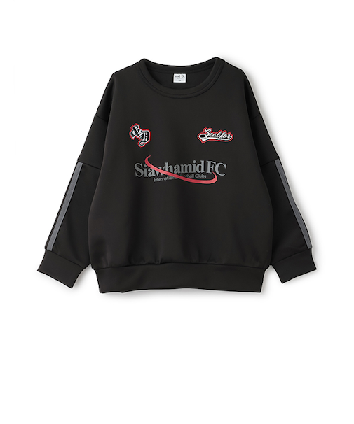 【セットアップ可】ダンボール袖ラインスウェット