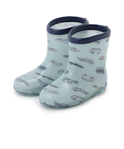 総柄レインブーツ