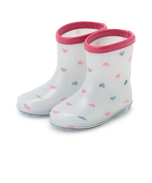 総柄レインブーツ