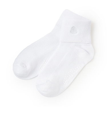 刺繍二つ折りソックス