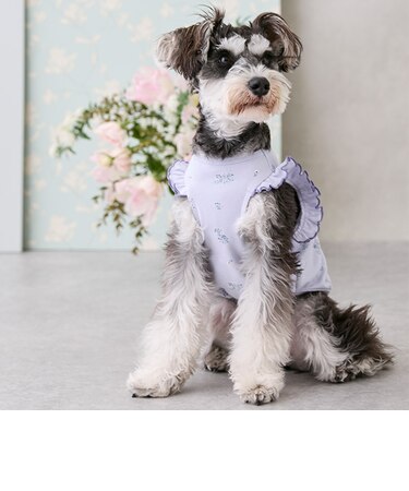 【リンク】【DOG】総柄肩フリルタンク