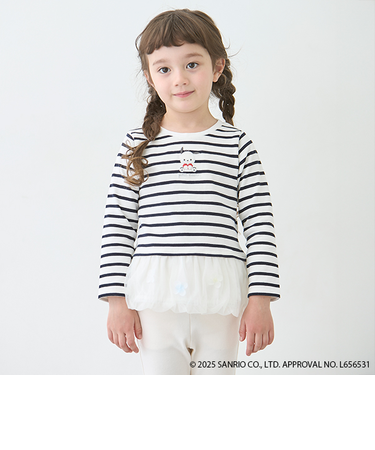 【サンリオ】花チュール長袖Ｔ