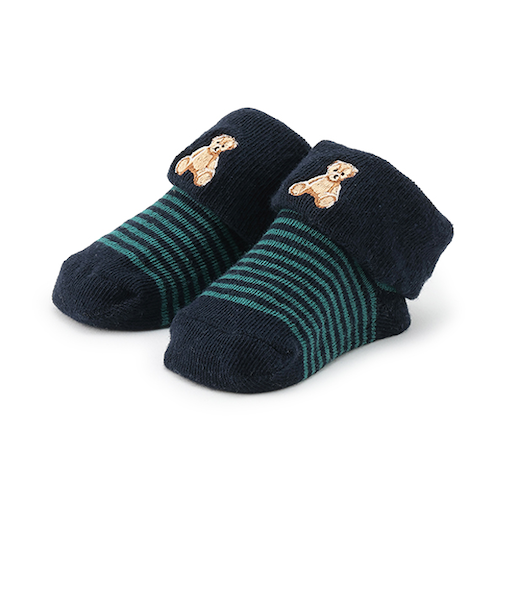 【POLO】刺しゅうカップソックス