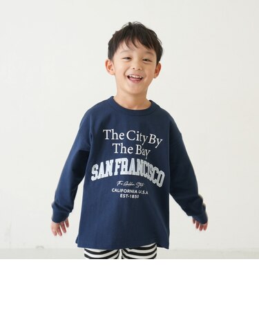 【365D.】アソートプリント袖リブワイドロンT