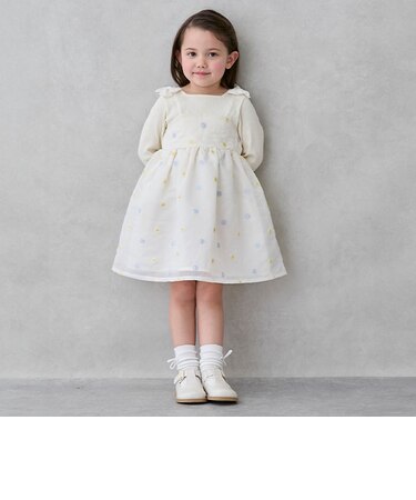 【リンク】花刺しゅうワンピース(キッズ)