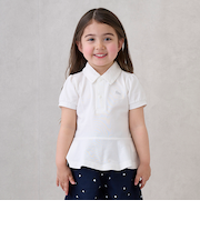 【リンク】ペプラムポロシャツ(キッズ)