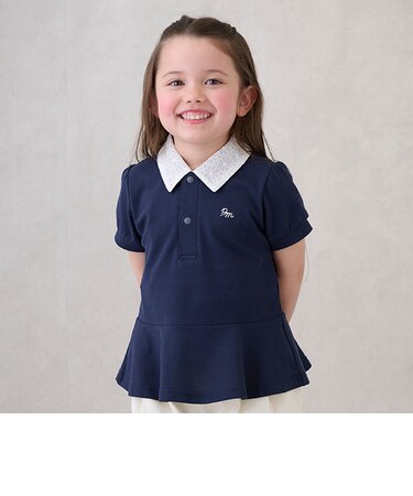 【リンク】ペプラムポロシャツ(キッズ)