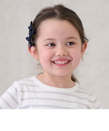 リボンヘアクリップ2P