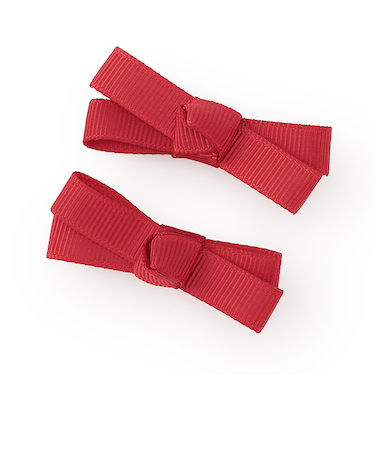 リボンヘアクリップ2P