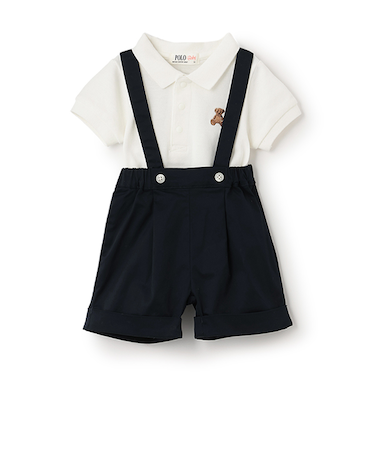 【POLO BCS】ポロシャツ＋サスつきパンツセット