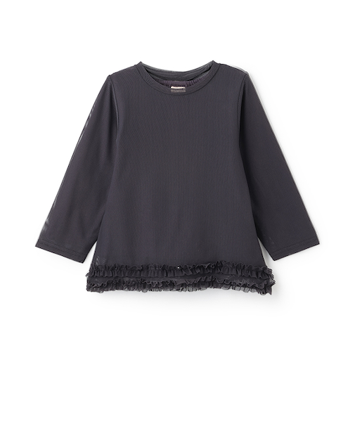 シアーレイヤード長袖T