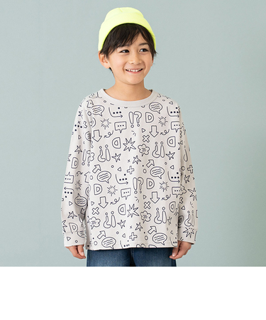 【365D.】総柄ワイドロンT