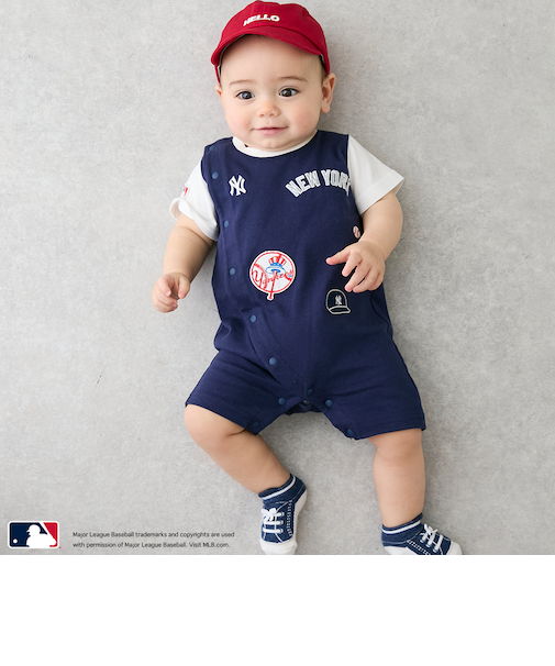 【MLB】ワッペンカバーオール