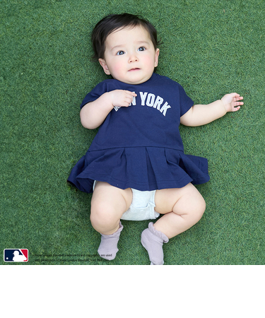 【MLB】スカートつきロンパース