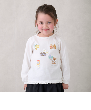 puputeteアップリケTシャツ