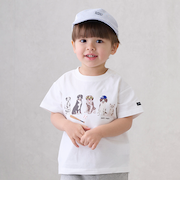 【防汚加工】DOGグラフィック半袖Tシャツ