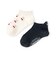 CUTEスニーカー丈ソックス2P