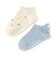 CUTEスニーカー丈ソックス2P