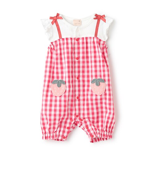 フルーツモチーフカバーオール