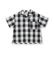 【リンク】マルチ柄開衿半袖シャツ(キッズ)