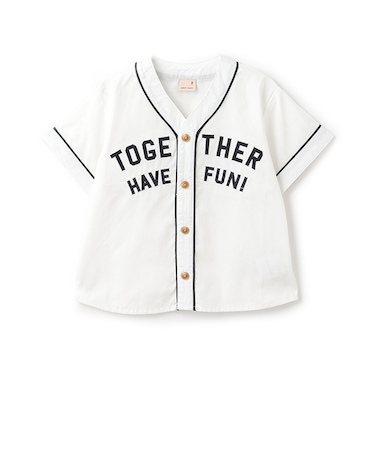 ベースボール半袖シャツ