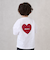 【防汚加工】背中ハート半袖Tシャツ