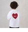 【防汚加工】背中ハート半袖Tシャツ