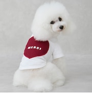 【リンク】【DOG】（防汚加工）背中ハートT