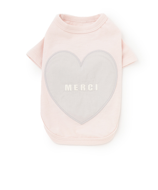 【リンク】【DOG】（防汚加工）背中ハートT