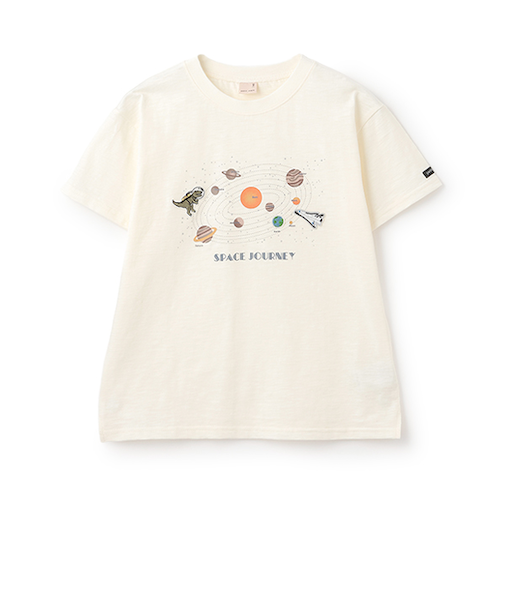【WEB限定】【防汚加工】宇宙グラフィックTシャツ(ジュニア)