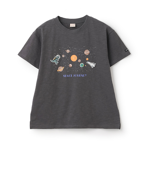【WEB限定】【防汚加工】宇宙グラフィックTシャツ(ジュニア)