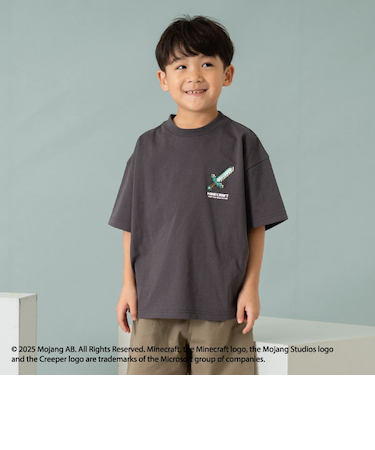 ［大人気につき再入荷！］【マインクラフト】【パパもおそろい】KIDS武器TEE