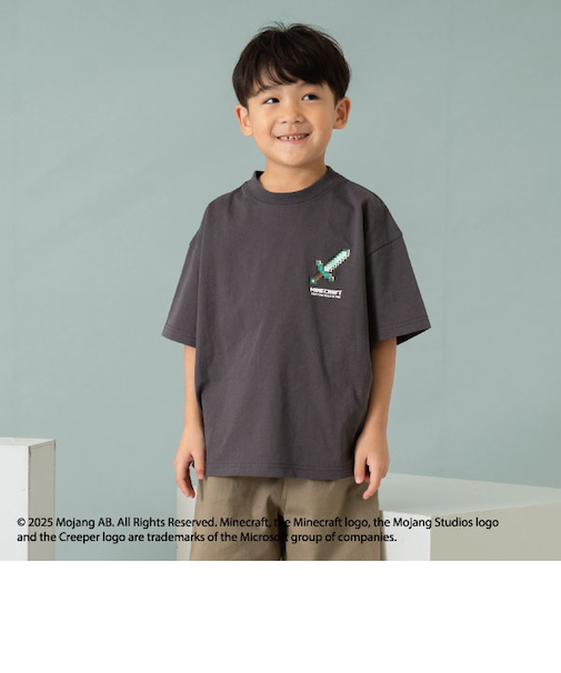 ［大人気につき再入荷！］【マインクラフト】【パパもおそろい】KIDS武器TEE