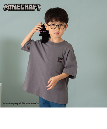 ［大人気につき再入荷！］【マインクラフト】【パパもおそろい】KIDSキャラクターTEE