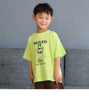 ［大人気につき再入荷！］【綿100%】【365D.】OFUZAKEグラフィックワイド半T