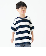 【365D.】アソートボーダーワイド半T