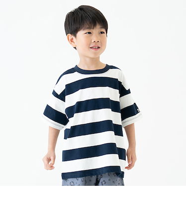 【365D.】アソートボーダーワイド半T