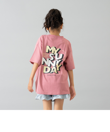 ［大人気につき再入荷！］【綿100%】【365D.】夏満喫プリントワイド半T
