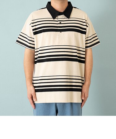 【親子リンク】【DAD】衿つきラガー半袖Tシャツ