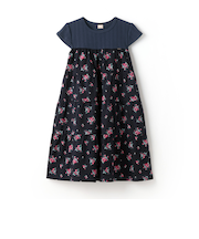 【リンク】いちご柄ドッキングワンピース(ジュニア)