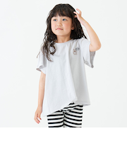 【綿100%】【365D.】ワンポイント入りプルオーバー