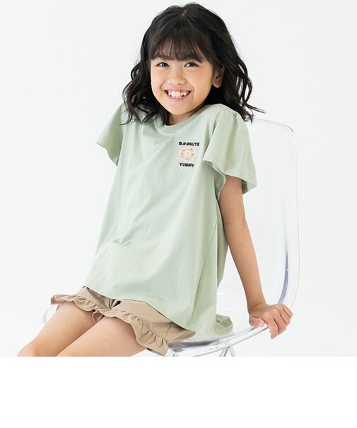 【綿100%】【365D.】ワンポイント入りプルオーバー