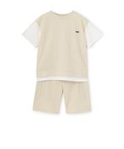 【WEB限定】【接触冷感】ドッキングカットセットアップ(ジュニア)