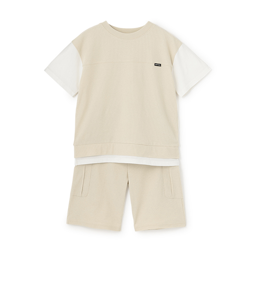 【WEB限定】【接触冷感】ドッキングカットセットアップ(ジュニア)